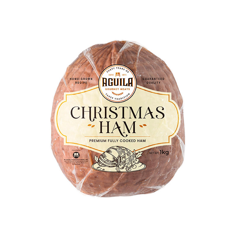 Aguila Christmas Ham with Christmas Box