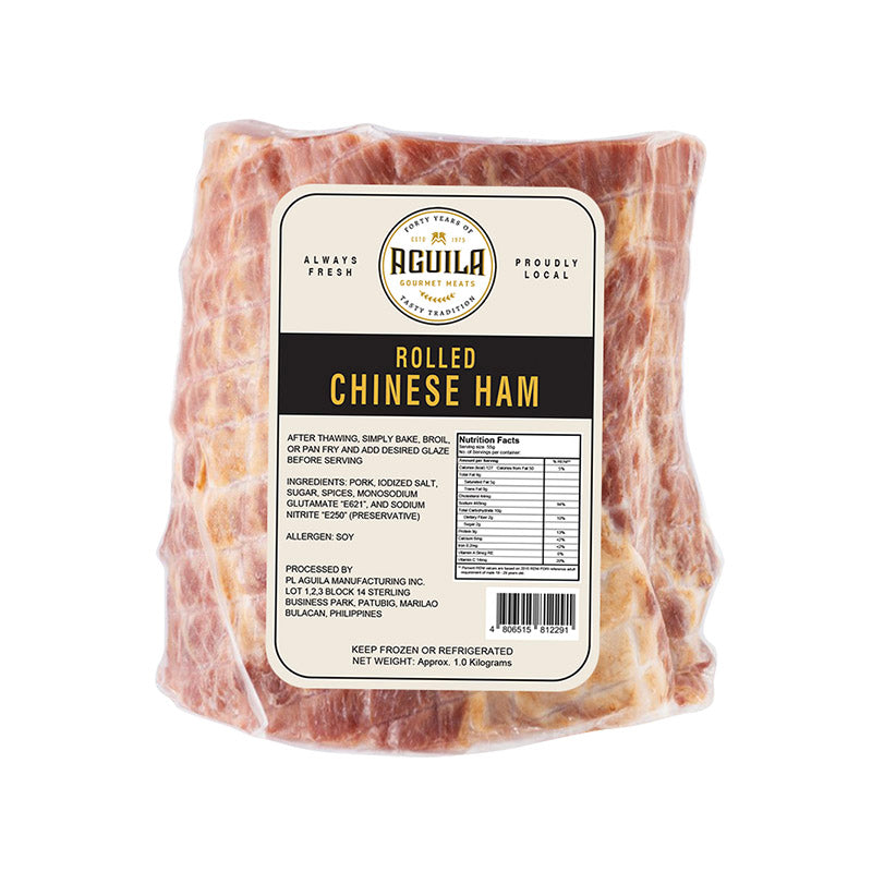 Aguila Chinese Rolled Ham with Christmas Box
