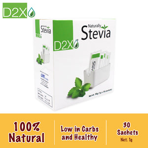 D2X Naturally Stevia Sweetener (30s)